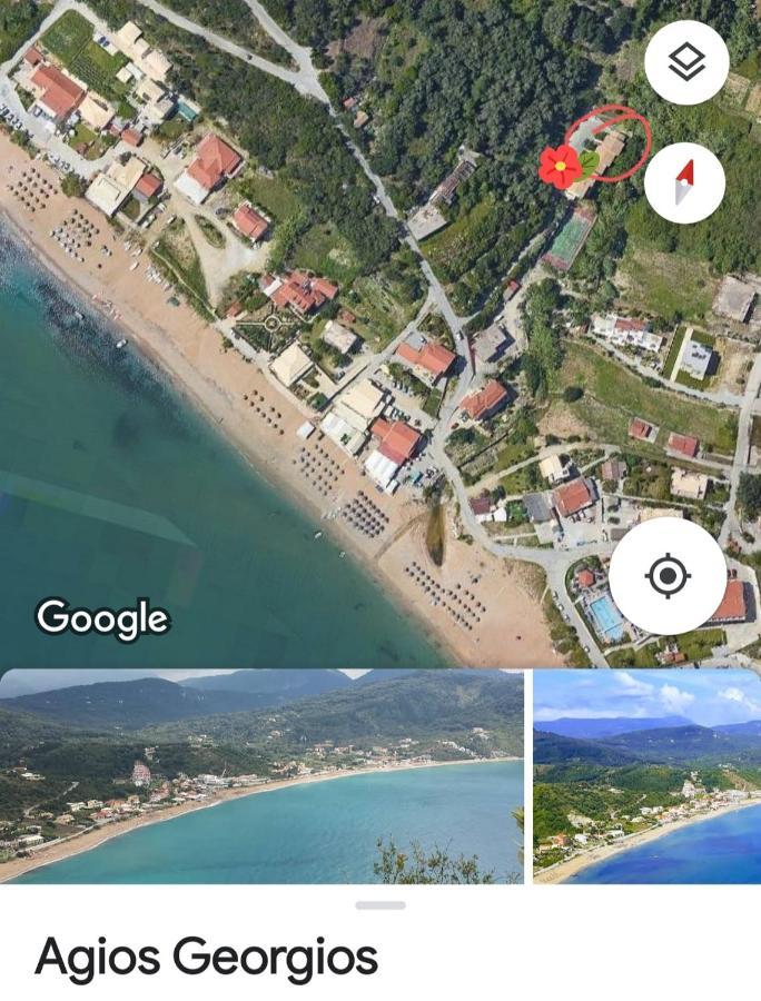 Ferienwohnung Corfu Escape Five Agios Georgios Pagon Exterior foto